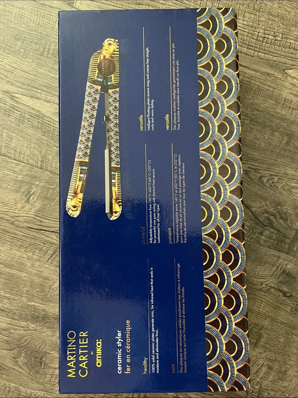 amika Martino Cartier Ceramic Flat Iron Hair Straightener